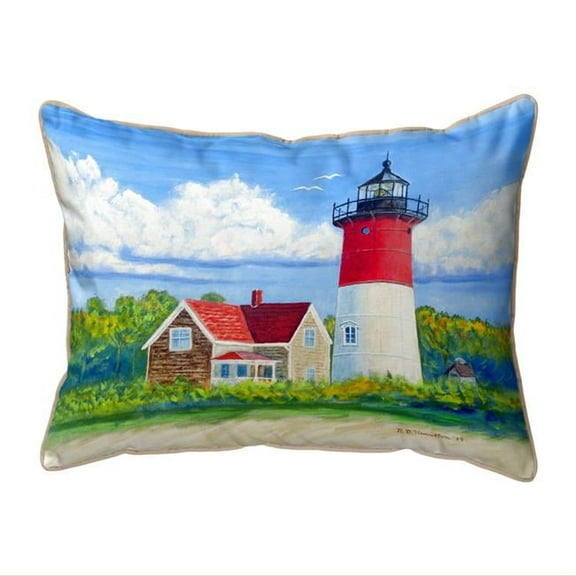 11 x 14 in. Nauset Lighthouse, Cape Cod, MA Small Indoor & Outdoor Pillow