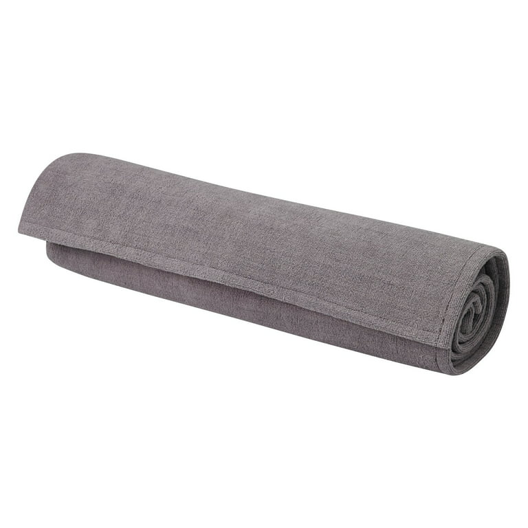 Gaiam Grippy Yoga Mat Towel - Granite Storm/Citron 