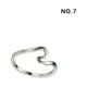 thumbnail image 3 of Guardurnaity Anillo de aleación ondulada para mujer, anillos de moda simples, decoraciones para novia, joyería para mujer, adorno para fiesta de Ropa, zapatos y accesorios Miscelánea, 3 of 6
