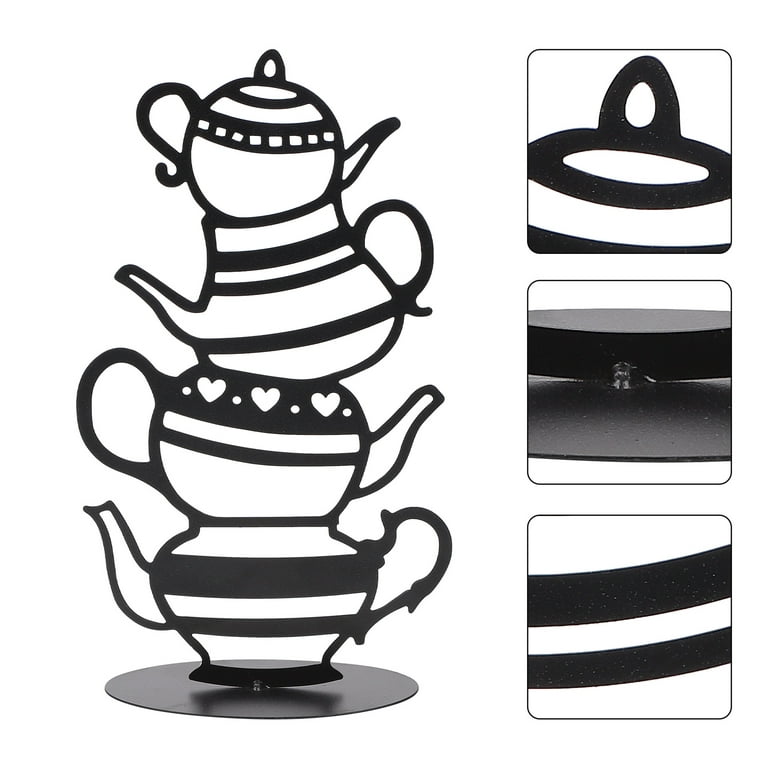 1pc Porcelain Decoration Craft, Modern Teapot Design Decoration