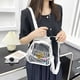 thumbnail image 3 of Mochilas para Mujer transparente Carta Amor PVC Moda Hombro (Blanco) Tmvgtek Para estrenar, 3 of 9