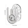 thumbnail image 3 of Shelf 4Pcs Silver Black Telescopic Slipper Rack Wall Mounted Shower Shoe Organizer for Bathroom Kitchen Living Room Caravan Rkxzt, 3 of 8