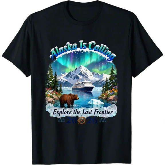 Alaska Cruise Adventure Trip Wildlife National Parks T-Shirt