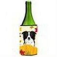 thumbnail image 2 of Caroline's Treasures BB2047LITERK Border Collie Thanksgiving Wine Bottle Hugger, Wine Bottle, multicolor, 2 of 2
