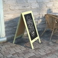 thumbnail image 6 of EMMA + OLIVER Rustic Vintage A-Frame Chalkboard with Magnetic Surface, 6 of 11