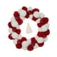 thumbnail image 5 of Corona navideña de peluche, corona navideña para puerta delantera con luz, corona navideña, 5 of 9
