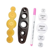 Abbraccia Button Maker Tool Portable Fabric Covered Button for Shirt Down Jacket Jeans Without Button
