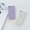 thumbnail image 6 of Compatible with iPhone 7/8/SE 2020 Case for Women Girls, Soft Flexible Durable Cute Heart Pattern Slim Thin TPU Shockproof Case for iPhone 7/8/SE 2020 -Purple, 6 of 14