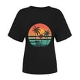 thumbnail image 7 of Summer Tops for Women 2025 Vacation Womens T Shirts Loose Fit Boho Basic Fitted Cropped Tees, 7 of 7