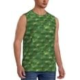 thumbnail image 2 of Uemuo Cactus 3 Pattern Men's Sleeveless T-Shirt,Muscle Athletic Tank Top, Moisture-wicking Quick-dry Breathable Classic Tee Top for Gym Run Outdoor Sports-X-Large, 2 of 8