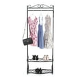 thumbnail image 3 of Mango Steam Modern Brighton Shoe and Coat Rack Organizer, Black, 3 of 7