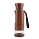 thumbnail image 4 of KAXIFEI Taza de vidrio con filtro portátil antideslizante resistente al calor con cuerda para colgar (430 ml, café), 4 of 8