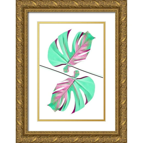 Artographie Studio 11x14 Gold Ornate Wood Framed with Double Matting Museum Art Print Titled - Ying Yang 08