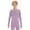 Violet, variant on Unisex Kids 100% Merino Wool Base Layer Top Thermal Underwear Shirt for Girls and Boys