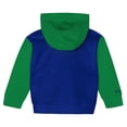 thumbnail image 3 of Toddler Mitchell & Ness Blue/Green Minnesota Timberwolves Big Face Oversized Pullover Hoodie & Pants Set, 3 of 5