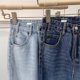 thumbnail image 2 of 2024 Primavera/Novedad de verano Jeans trompeta para mujer, cintura alta, aspecto delgado, pantalones sueltos, 2 of 4