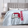 thumbnail image 4 of Denison University Fleece Blanket, Very Soft Microfiber Flannel Blanket for Couch Warm and Cozy for All Seasons, 4 of 6