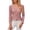 Red, variant on yunLCZ Casual Tops Discounted V Neck Long Sleeved T Shirt Loose Button Top workout form-fitting T-shirts women