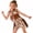 0-Coffee32, variant on Kiijoy Baby Girls Cowgirl Outfits Fringe Sleeveless Vest and Shorts Set, Sizes 6-12 Months