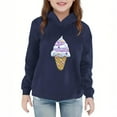 thumbnail image 3 of Avtoify Girls Hoodies Casual, Toddler Girls Fall Clothes, toddler Boys and Girls Hooded Sweatshirt Children's Casual Heart Print Hoodie Gift, 3 of 6
