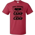 thumbnail image 3 of Inktastic What Happens at Camp Stays at Camp with Tent and Woods T-Shirt, 3 of 5