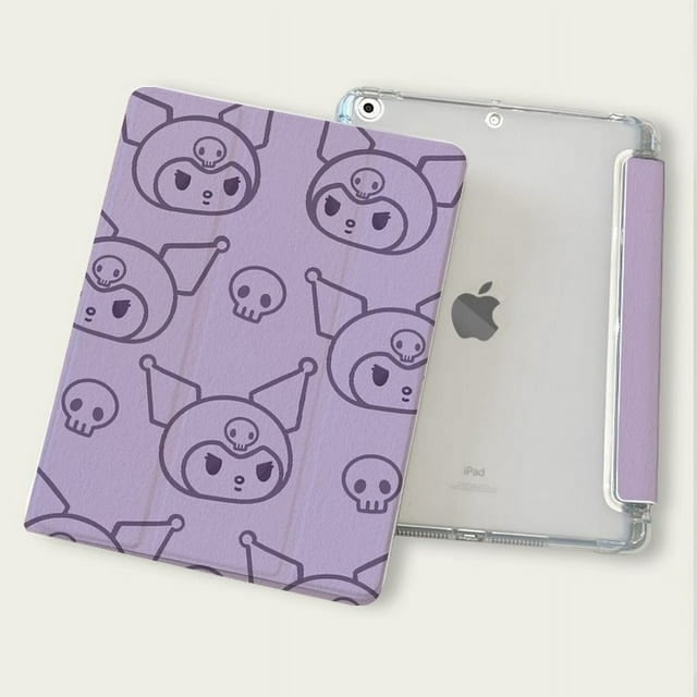 wangyu New Sanrio HelloKitty Kuromi Cinnamoroll Ipad Protective Case Kawaii Anime Girl Foldable All Inclusive Anti Fall Protective Case