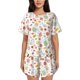 thumbnail image 1 of Fotbe Dessert Conjunto de Pijama Estampado para Mujer, 2 Piezas, Ropa de Dormir con Camiseta de Manga Corta y Shorts Suaves-XX-Large, 1 of 6