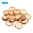 thumbnail image 3 of Uxcell 28mm Plastic Book Binding Discs Discbound Expansion Discs Plating Round Binder Rings, Rose Gold 22 Pack, 3 of 6