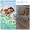 thumbnail image 2 of Teal Green Boho Cooling Blanket, Lightweight Breathable Summer Throw Blanket with Double Sided Cold Effect,Vintage Ethnic Tribe Abstract Art Picnic Beach Blankets Bed Sheet for Hot Sleepers 50"x60", 2 of 8
