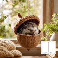 thumbnail image 5 of Cheapark 2D Sleeping Acorn Christmas Hanging Ornament Flat Design Cute Tree Pendant for Xmas Tree Holiday Home Decor Gift, 5 of 7