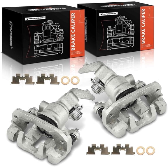 A-Premium Brake Caliper Assembly with Bracket Compatible with Datsun 280ZX 1982-1983 Rear Driver and Passenger 2-PC