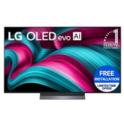 LG OLED77C5PUA 77" OLED C5 3840 x 2160 OLED Television Type with Stand & Magic Remote with two (2) AAA batteries, OLED77C5PUA.AUS, 1 Pack