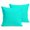 Green, variant on Throw Pillow Covers 18x18 Inch Set of 2 Dark Grey Pattern Decorative Pillows Cushion Case Soft Square Pillowcases Pure Colour Throw Pillows for Couch Sofa Bed Chair Home Decor