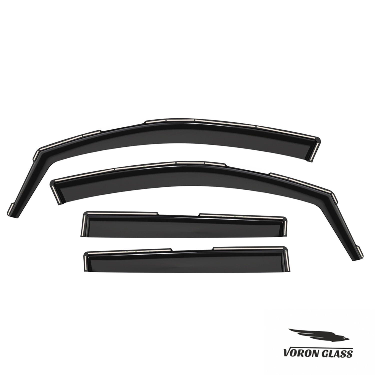Voron Glass in-Channel Extra Durable Rain Guards for Subaru Outback 2020-2025, Window Deflectors, Vent Window Visors, 4 Pieces - 200673