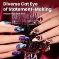 thumbnail image 5 of Beetles Jewel Parade Cat Eye Gel Nail Polish Set, 6 Colors Fall Cat Eye, 5 of 7