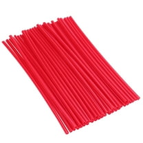 Jinyuann 75 PCS Bike Spoke Spoke Skins Covers Motorcycle Motocross Dirt Bike MTB Wheel Rim Spoke Wraps Protector Kit (Red)