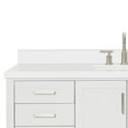 thumbnail image 4 of Ariel S061swqrvo Magnolia 60" Free Standing Single Basin Vanity Set - White / Pure White, 4 of 7