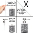 thumbnail image 3 of Top Home Store Elegant Flat Top Stainless Steel Soap and Lotion Dispenser Pumps (Brushed Nickel, 2 Pack), 3 of 6