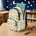 thumbnail image 4 of Whosucclay Cartoon Dinosaur Design Student Daypack with Lightweight Multi-Pockets Rucksack, Adjustable Straps Satchel Stylish 17 Inches School Bag for Travel, 4 of 8