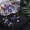 thumbnail image 6 of 150Pcs 5 Styles Baking Painted Crackle Glass Bead Strands Round Mixed Color 30pcs/style, 6 of 7