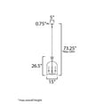 thumbnail image 4 of 2884GL Maxim Lighting Paloma - 3 Light Entry Foyer-26.5 Inches Tall and 15 Inches Wide-Gold Leaf Finish    -Traditional Installation, 4 of 5