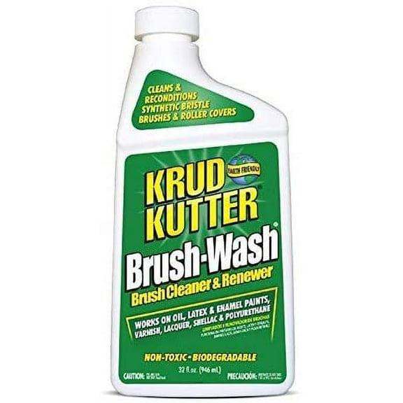 Krud Kutter Brush-Wash Cleaner & Renewer, 32 Oz. Bottle - Lot of 6