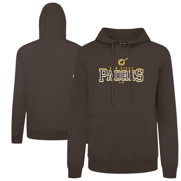 Men's Levelwear  Brown San Diego Padres Podium Journey Hoodie