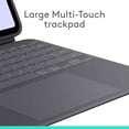 thumbnail image 5 of Logitech Combo Touch iPad Pro 13-inch (M4 & M5)(2024 & 2025) Keyboard Case - Detachable backlit keyboard with kickstand, comfortable typing, multi-use mode - Graphite, 5 of 8