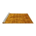 thumbnail image 2 of Ahgly Company Machine Washable Indoor Rectangle Oriental Yellow Industrial Area Rugs, 7' x 10', 2 of 4