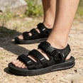 thumbnail image 6 of CHICVOMEY Sandals Open Toe Non Slip Breathable Athletic Lightweight Walking Beach Summer Casual Shoes Adjustable Straps for Men Women Outdoor Hiking, 6 of 7