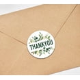 thumbnail image 4 of Darling Souvenir Round 45 Pcs Rustic Leaf Border Non Customized Thank You Stickers-1.6 Inches, 4 of 4