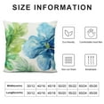 thumbnail image 6 of Acheng Green Tropical Leaf Lumbar Pillow Covers Monstera Palm Leaves Couch Pillow Cases Botanical Plant Summer Throw Pillows Set of 2 Home Decor for Living Room Bedroom Bed Cushion Outdoor White, 6 of 6