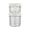 White, variant on Yogurt Parfait Snack Cup, Leak Proof Cup for Breakfast Cereal Fruit Overnight Oats Container Reusable, for Travel Hiking Camping Green