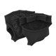 thumbnail image 3 of Almohadillas de agarre para levantamiento de pesas de 2 piezas, guantes de entrenamiento, protectores de manos, palma de cuatro dedos Negro, 3 of 9